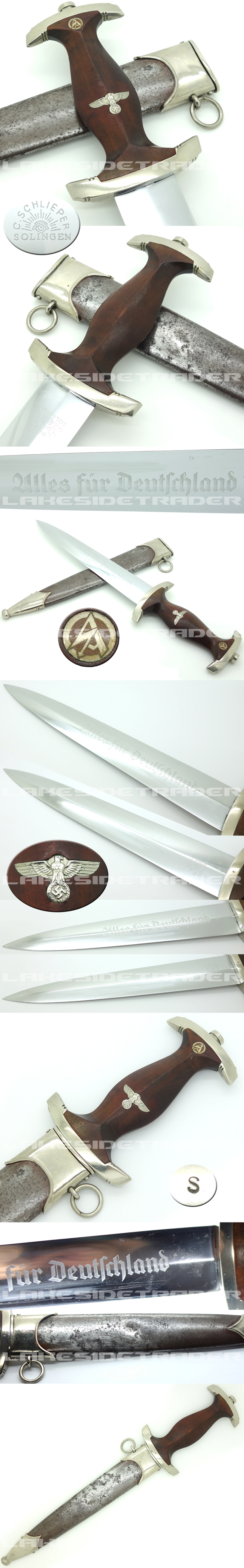 RARE - Early SA Dagger by Schlieper 