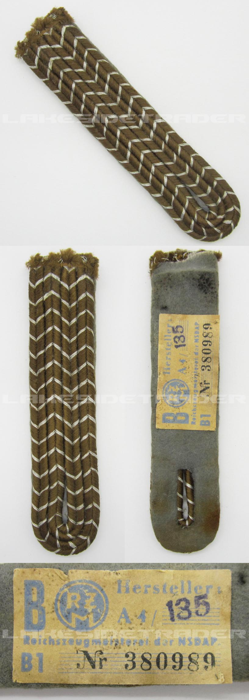 Tagged SA 'Foot' EM Shoulder Board