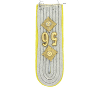 Army Signals Hauptmann Shoulder Board