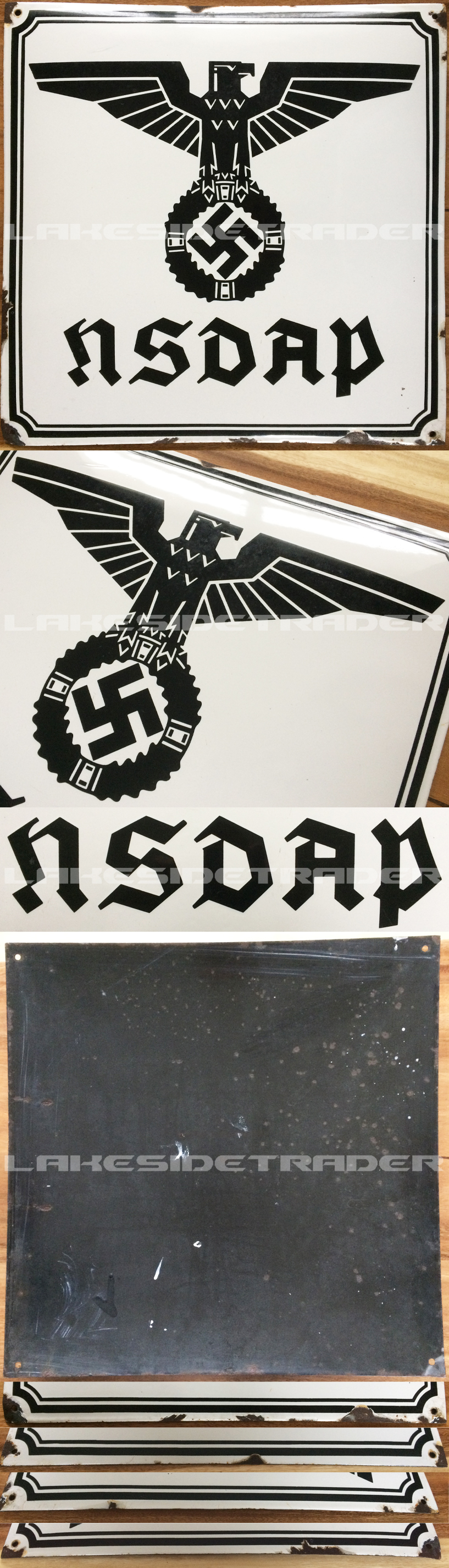 NSDAP Enamel Sign