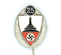 Silver 25 Year DRKB Membership Stickpin