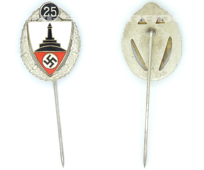 Silver 25 Year DRKB Membership Stickpin