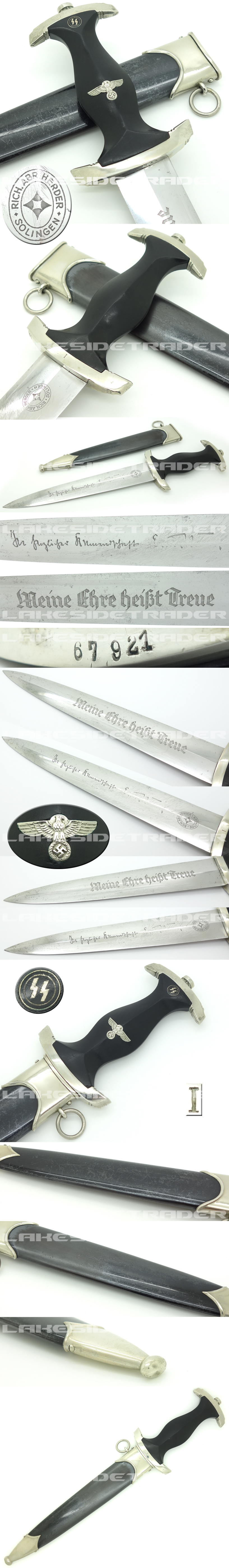 Numbered - SS Partial Röhm Honor Dagger by Herder