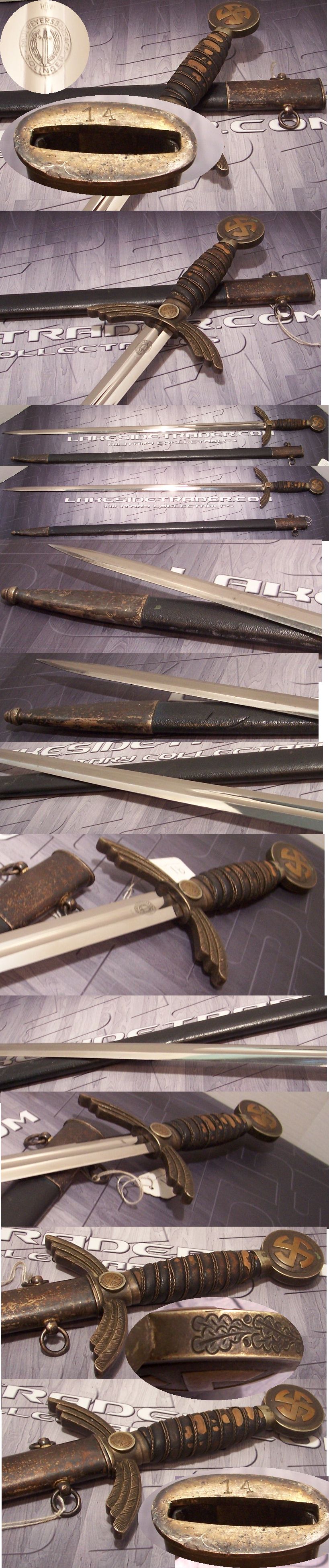 Early Paul Weyersburg Luftwaffe Sword