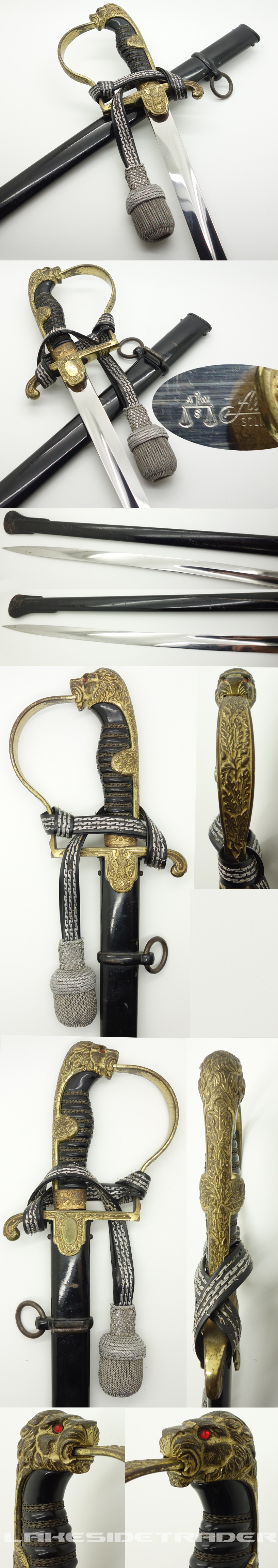 Alcoso Army Lion-head Sword Model 119