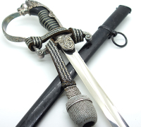 Rare - Early SS Officer Lion Head Sword by WKC