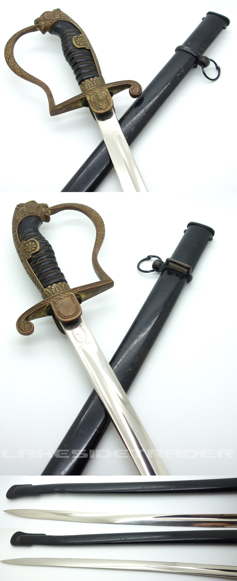 Flat-bow Army Sword by E. Pack