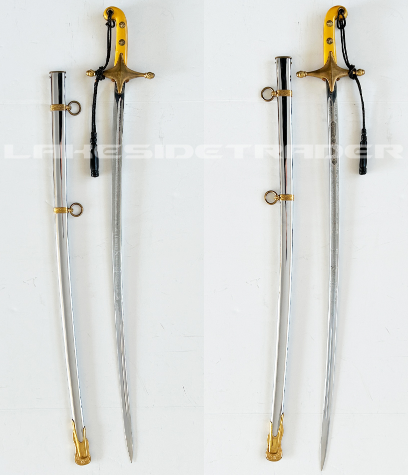 Named - US Marine Corps Officer’s Mameluke Sword by NS Meyer