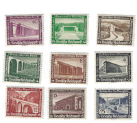 9 Third Reich Stamps