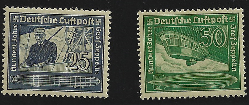 2 Third Reich Stamps 