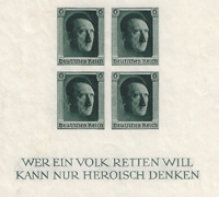 4 AH Third Reich Stamps