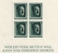 4 AH Third Reich Stamps