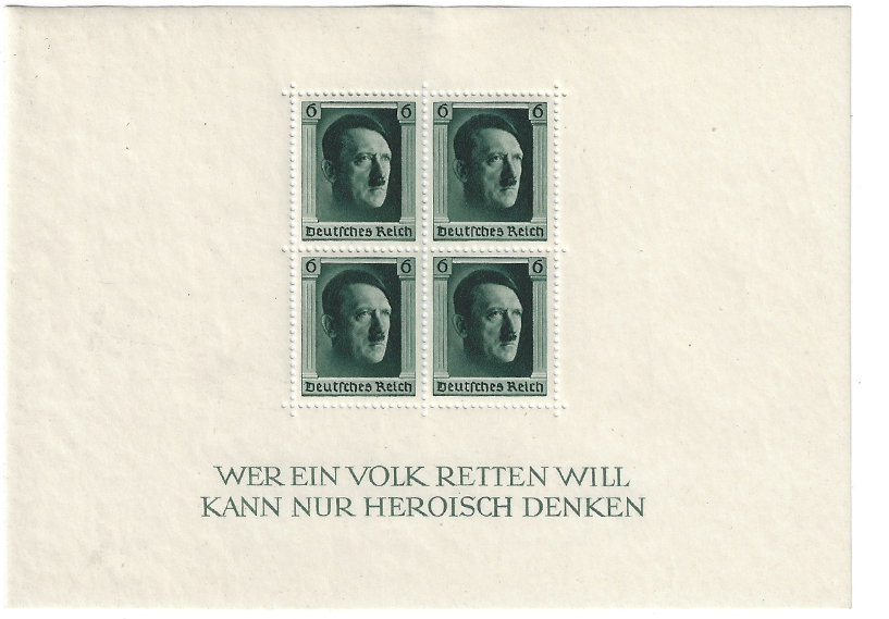 4 AH Third Reich Stamps