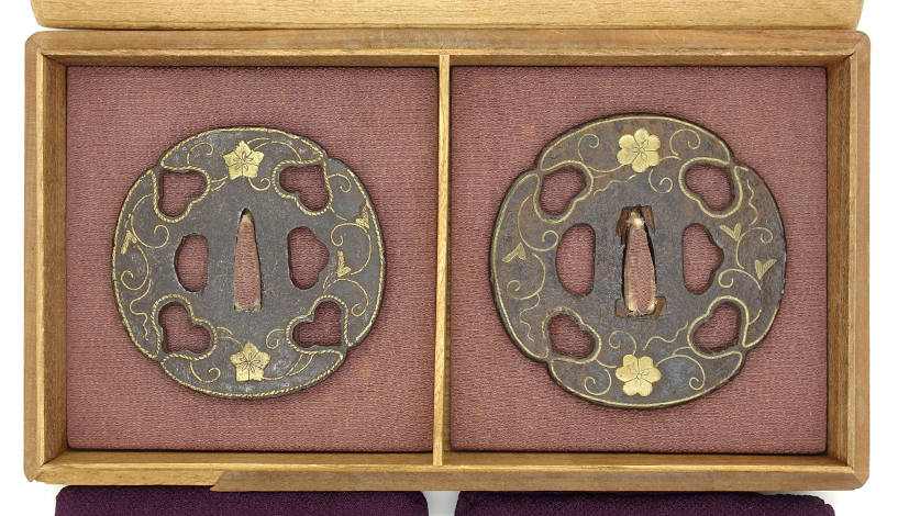 Japan - Heianjō-zōgan Daishō Tsuba by Yoshiro