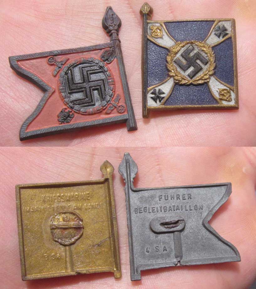 Two Standarte Flag Tinnies