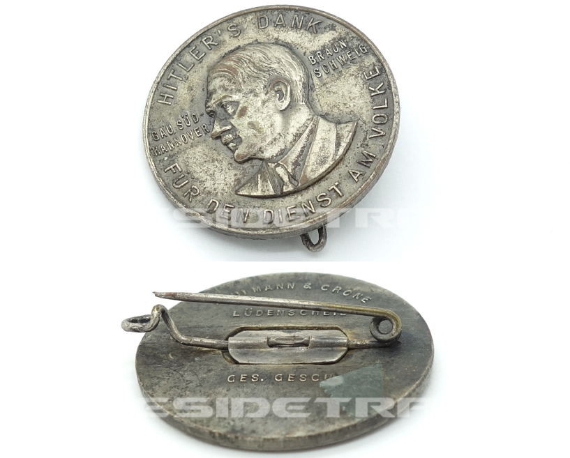 Hitler’s Dank Badge in Silver by PuC