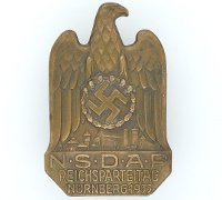 NSDAP Reichsparteitag Nürnberg Badge 1933