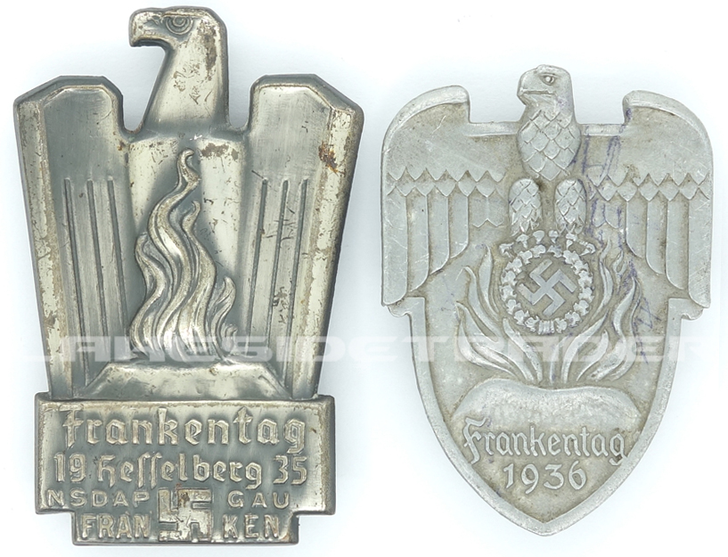 Frankentag 1935 & 1936 Tinnies